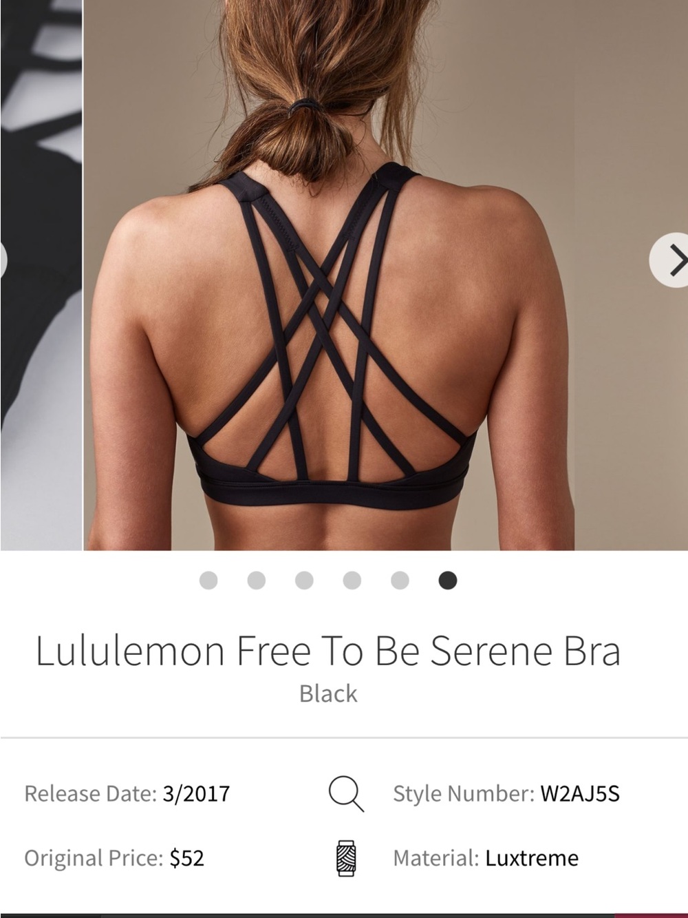 lululemon athletica Free To Be Serene Bra - Black